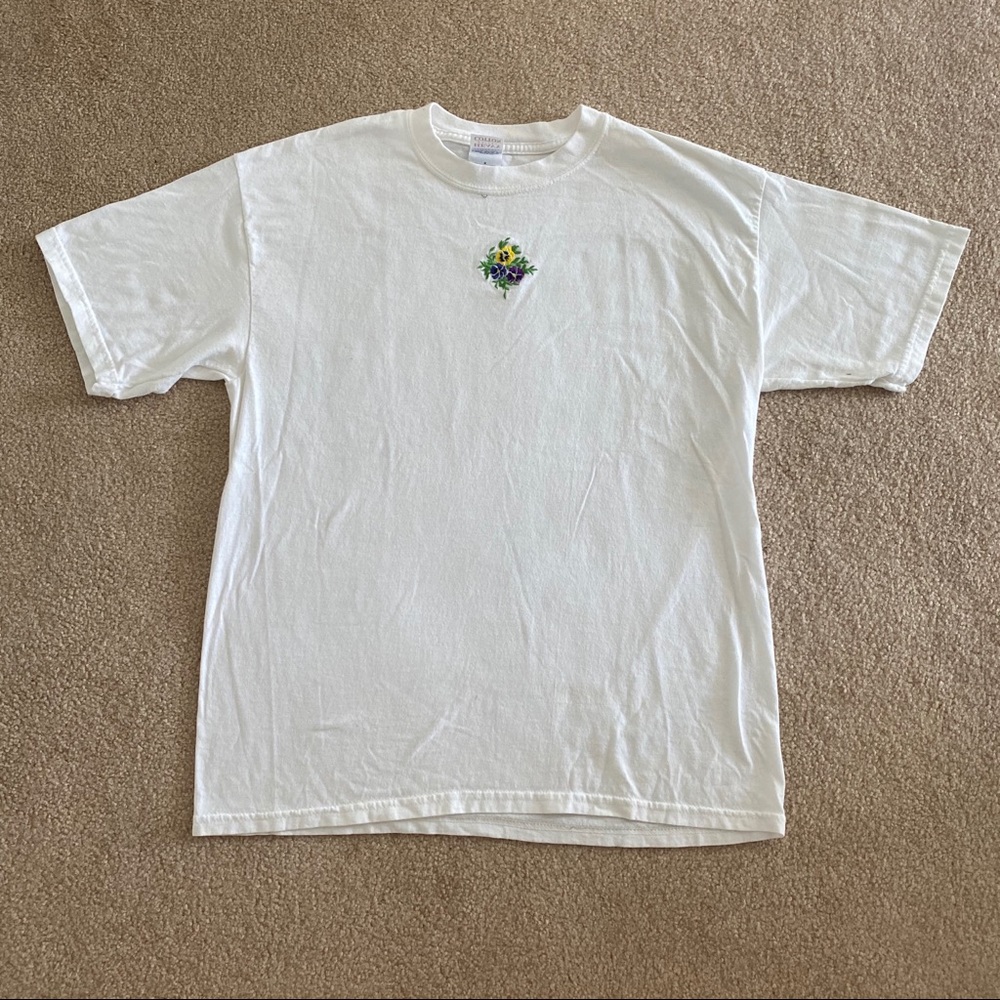 vintage floral tee